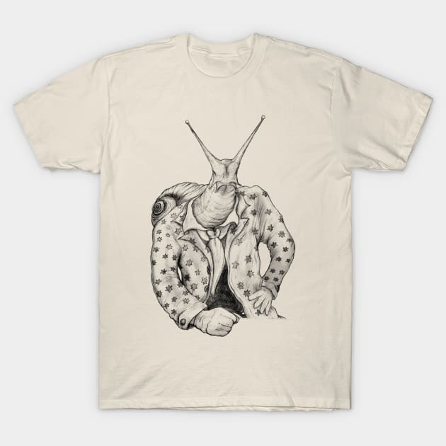 Escargot T-Shirt by Gregery James Miller